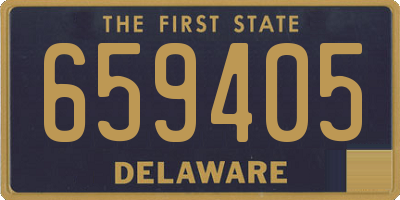 DE license plate 659405