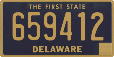 DE license plate 659412