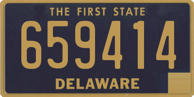 DE license plate 659414