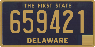 DE license plate 659421