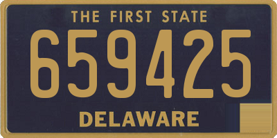 DE license plate 659425