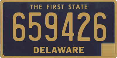 DE license plate 659426