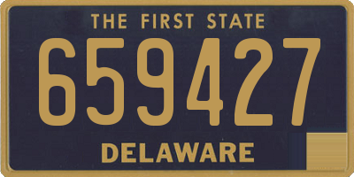 DE license plate 659427