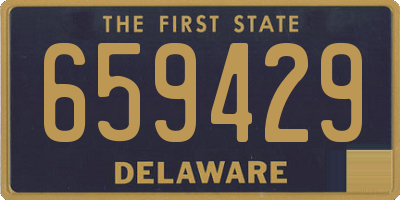DE license plate 659429