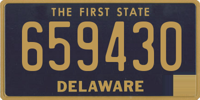 DE license plate 659430