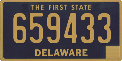 DE license plate 659433