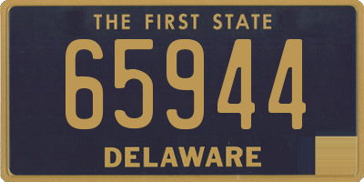 DE license plate 65944