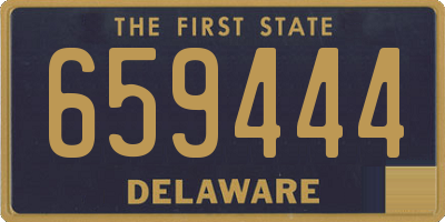 DE license plate 659444