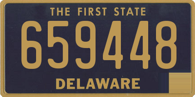 DE license plate 659448