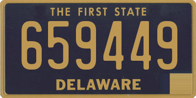 DE license plate 659449