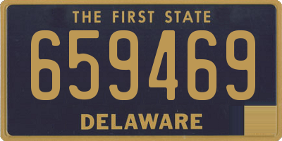 DE license plate 659469