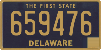 DE license plate 659476
