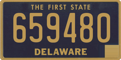 DE license plate 659480