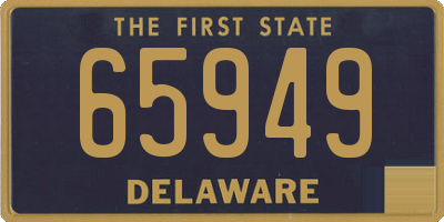 DE license plate 65949