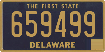 DE license plate 659499