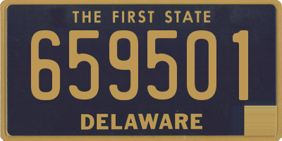 DE license plate 659501