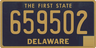 DE license plate 659502