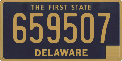 DE license plate 659507