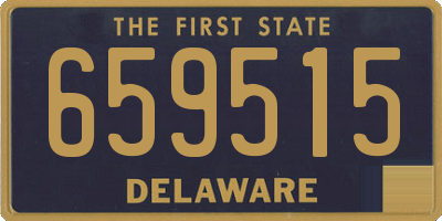 DE license plate 659515