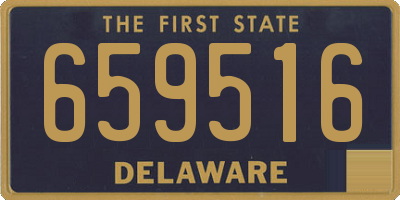 DE license plate 659516