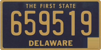 DE license plate 659519