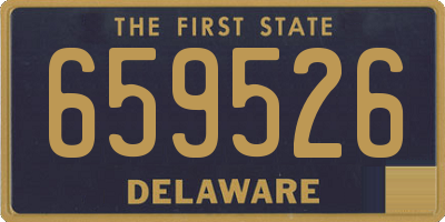 DE license plate 659526