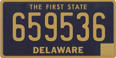 DE license plate 659536
