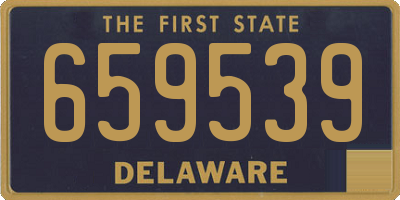 DE license plate 659539