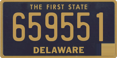 DE license plate 659551