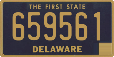 DE license plate 659561