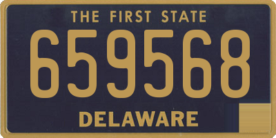 DE license plate 659568