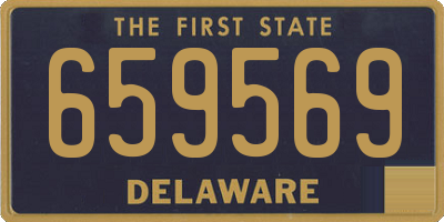 DE license plate 659569