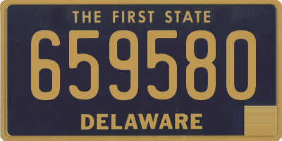 DE license plate 659580