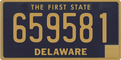 DE license plate 659581