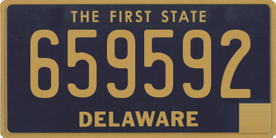 DE license plate 659592