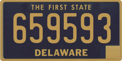 DE license plate 659593