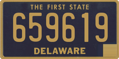 DE license plate 659619