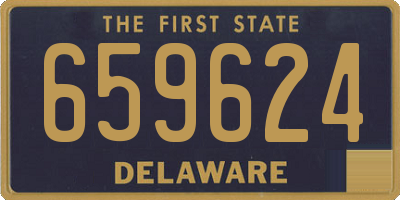 DE license plate 659624