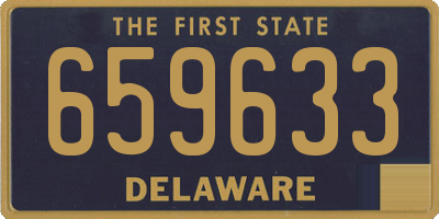 DE license plate 659633