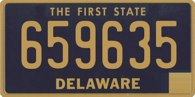 DE license plate 659635