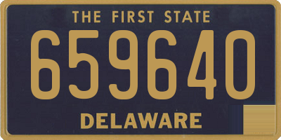 DE license plate 659640
