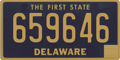 DE license plate 659646