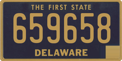 DE license plate 659658