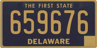 DE license plate 659676