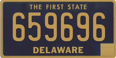 DE license plate 659696