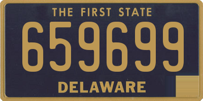 DE license plate 659699