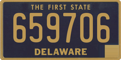 DE license plate 659706