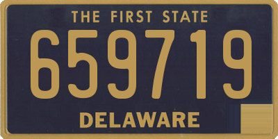 DE license plate 659719