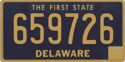 DE license plate 659726