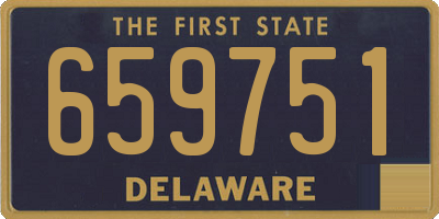 DE license plate 659751